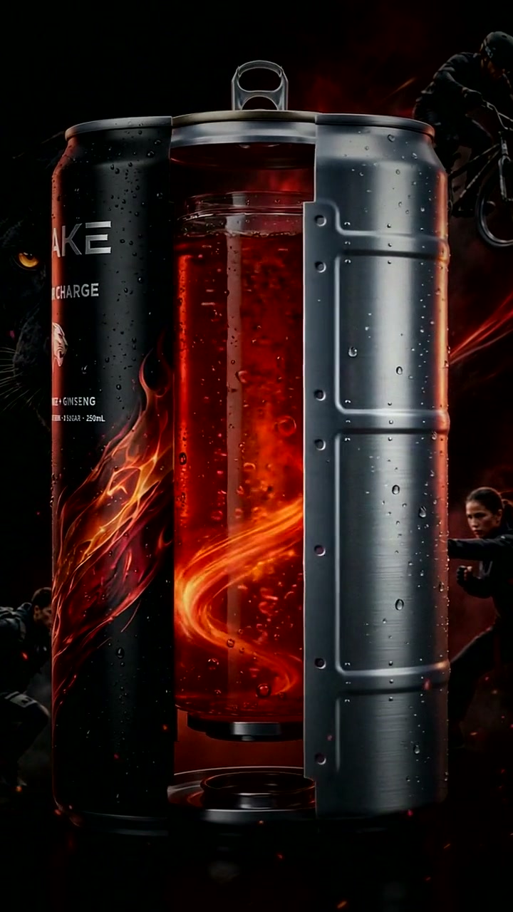 Exploded can core frame
